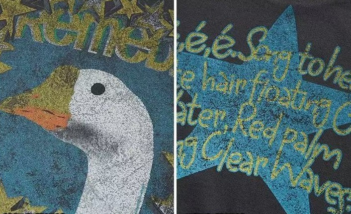 REMEDY Retro Duck Print Long-sleeve Tee