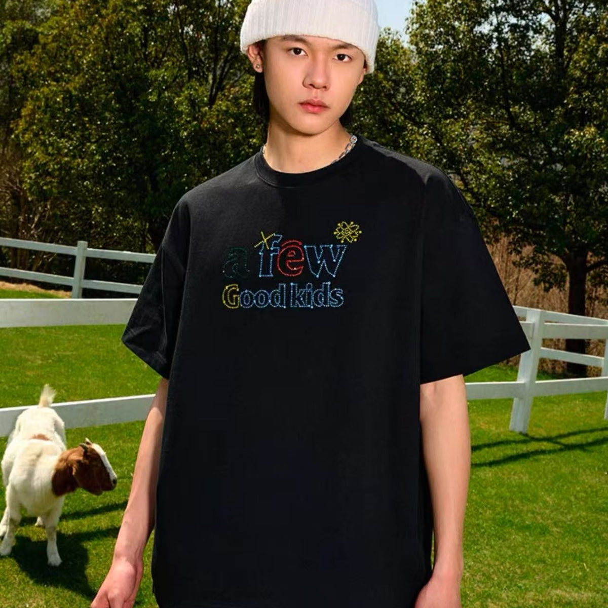 AFGK Neon Star Hot Diamond T-shirt