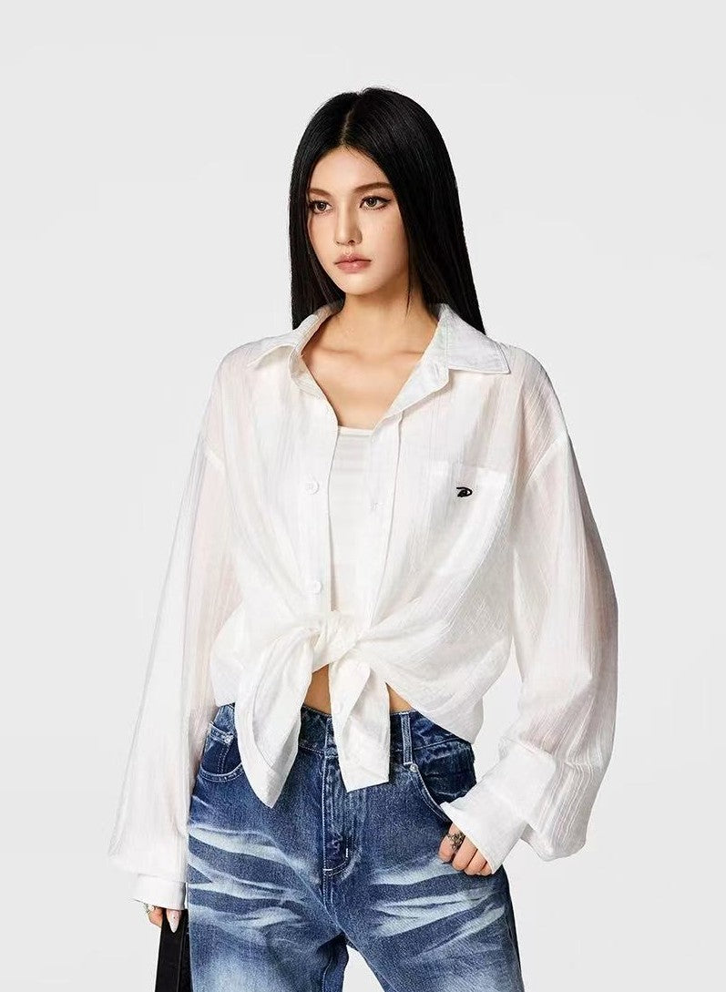 ACHOCK Drapey Lining Long-sleeve Shirt