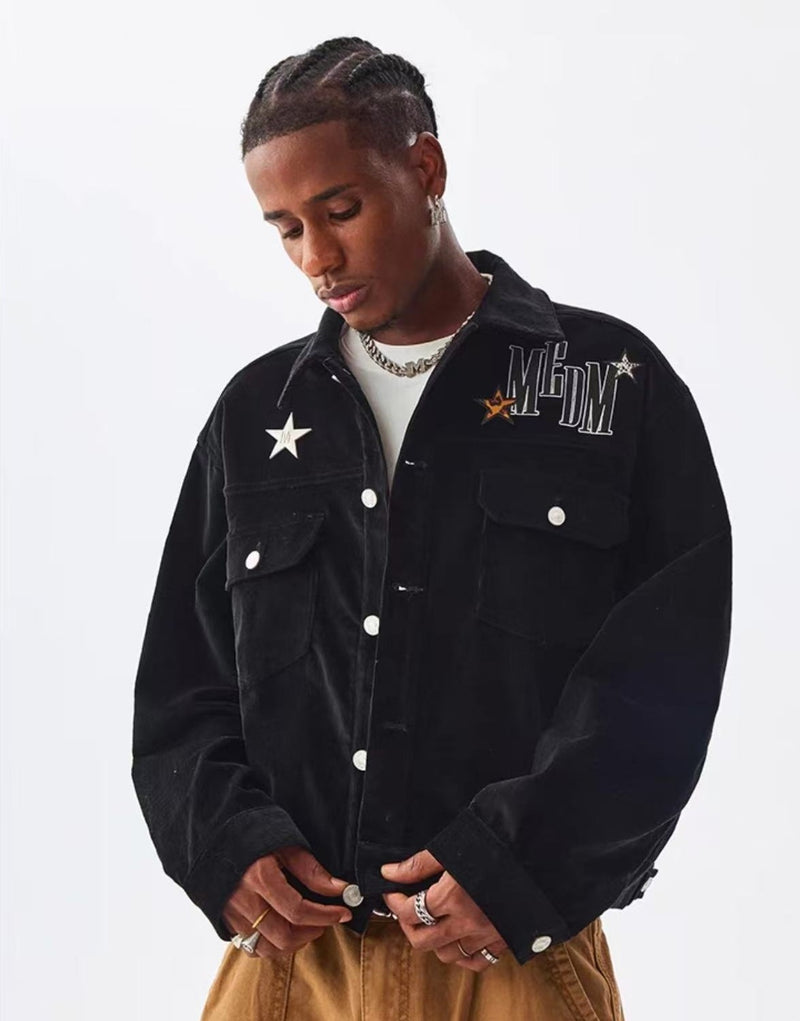 MEDM Star Patch Corduroy Jacket