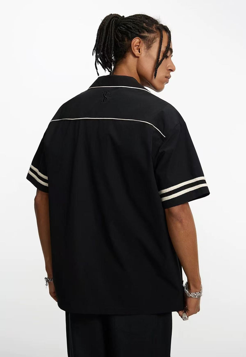 STK Vintage Piped Cuban Collar Shirt