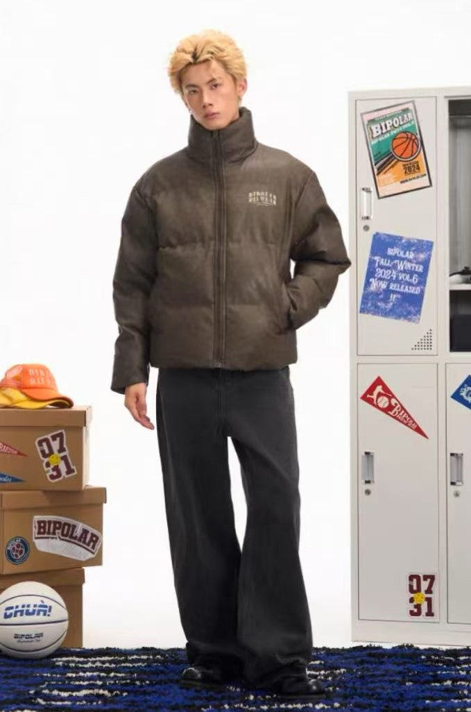 BIPOLAR Distressed Textured Cotton Coat