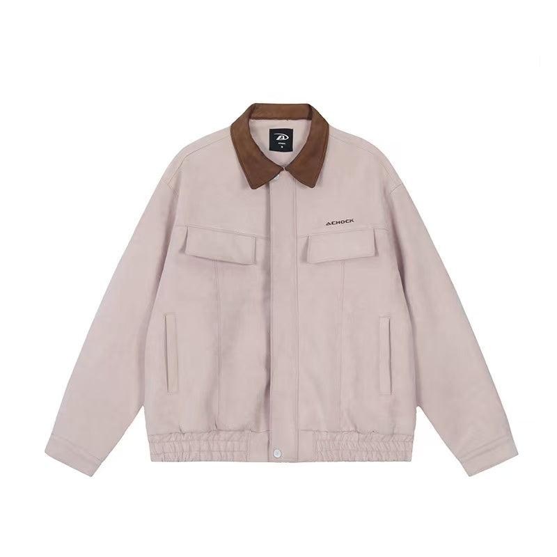 ACHOCK Logo Suede Jacket