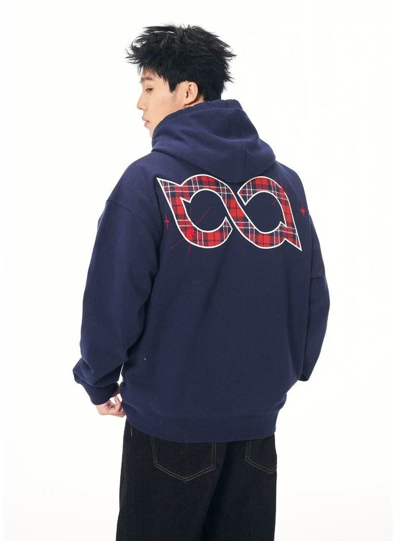 BIPOLAR Plaid Star Hoodie