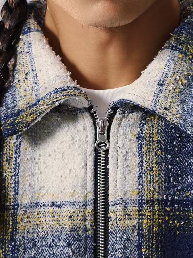 REMEDY Pine Check Lapel Jacket