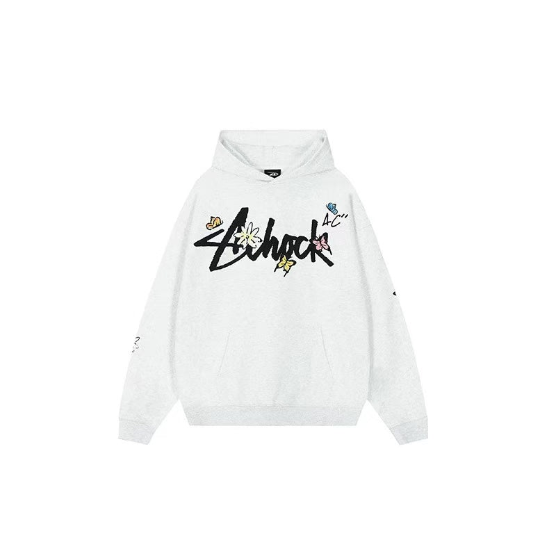 ACHOCK Hip Hop Cartoon Pattern Hoodie