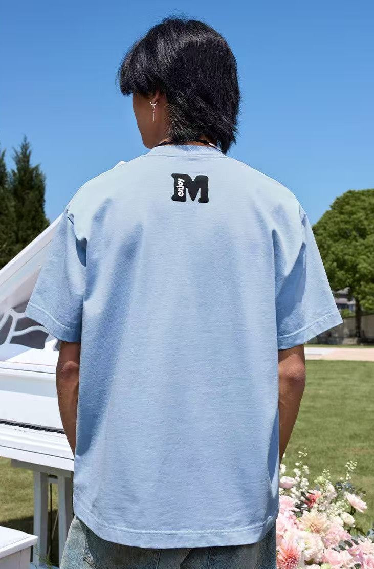 MEDM Cartoon Pocket Short-sleeve T-shirt