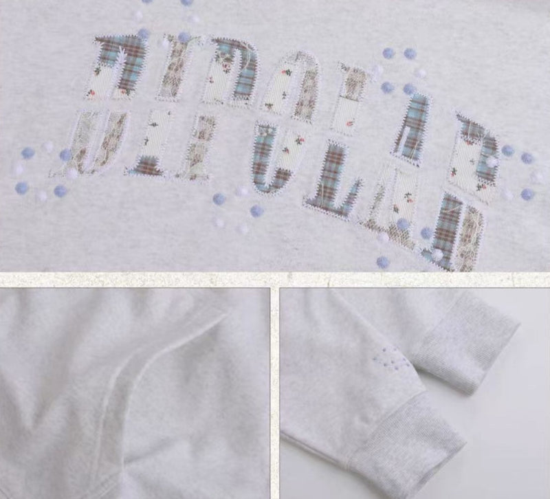 BIPOLAR Gemstone Embroidered Patch Hoodie