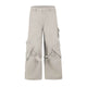 BIPOLAR Retro Ribbon Multi-pocket Workwear Style Pants
