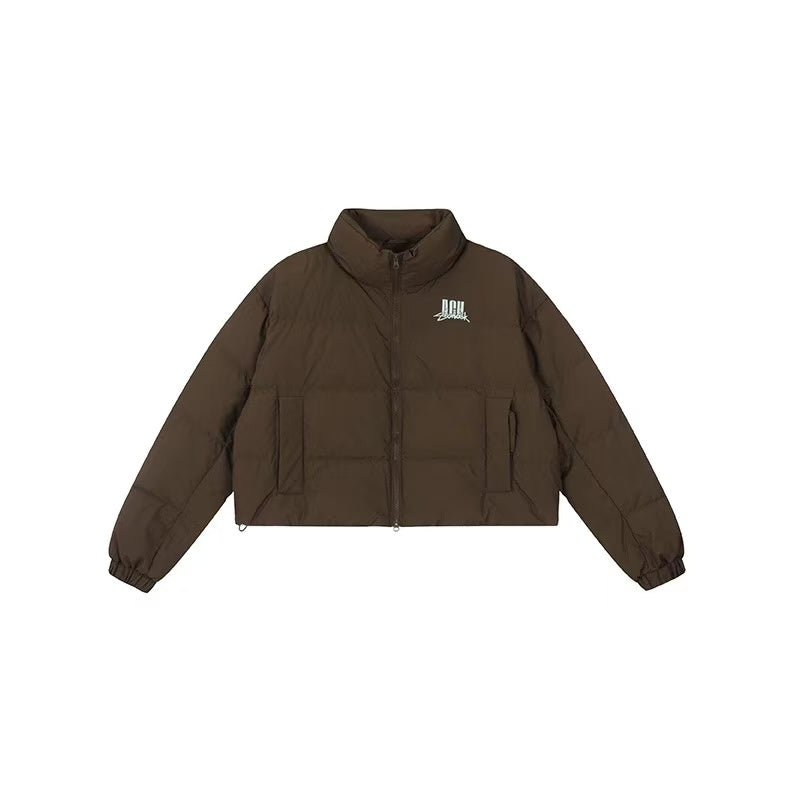 ACHOCK Logo Print White Duck Down Jacket ( For Women)