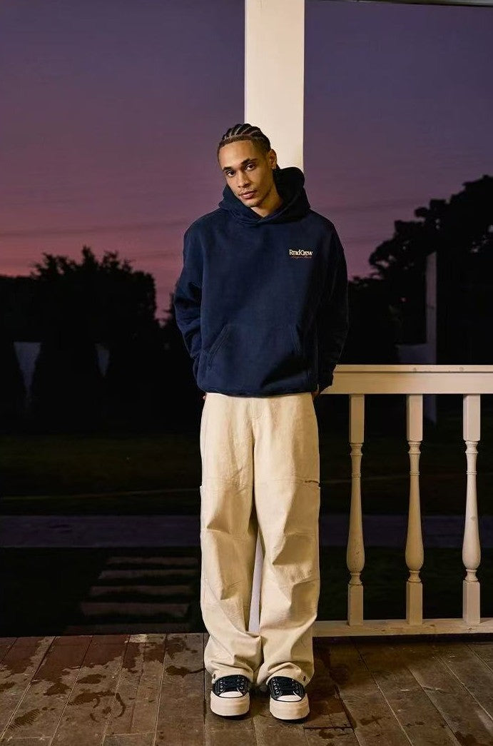 REMEDY Logo Embroidered Fleece Hoodie