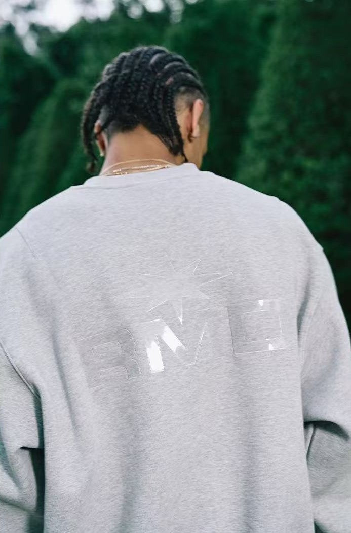 REMEDY Octagram Star Logo Print Sweater