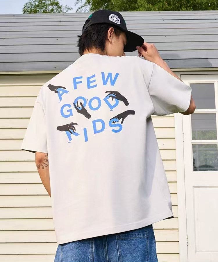 AFGK Hand-shaped short-sleeved T-shirt