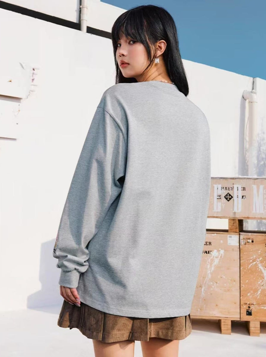 MEDM Floral Series Long-sleeved T-shirt