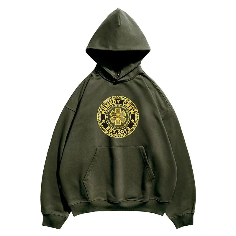 REMEDY Vintage Logo Embroidery Hoodie