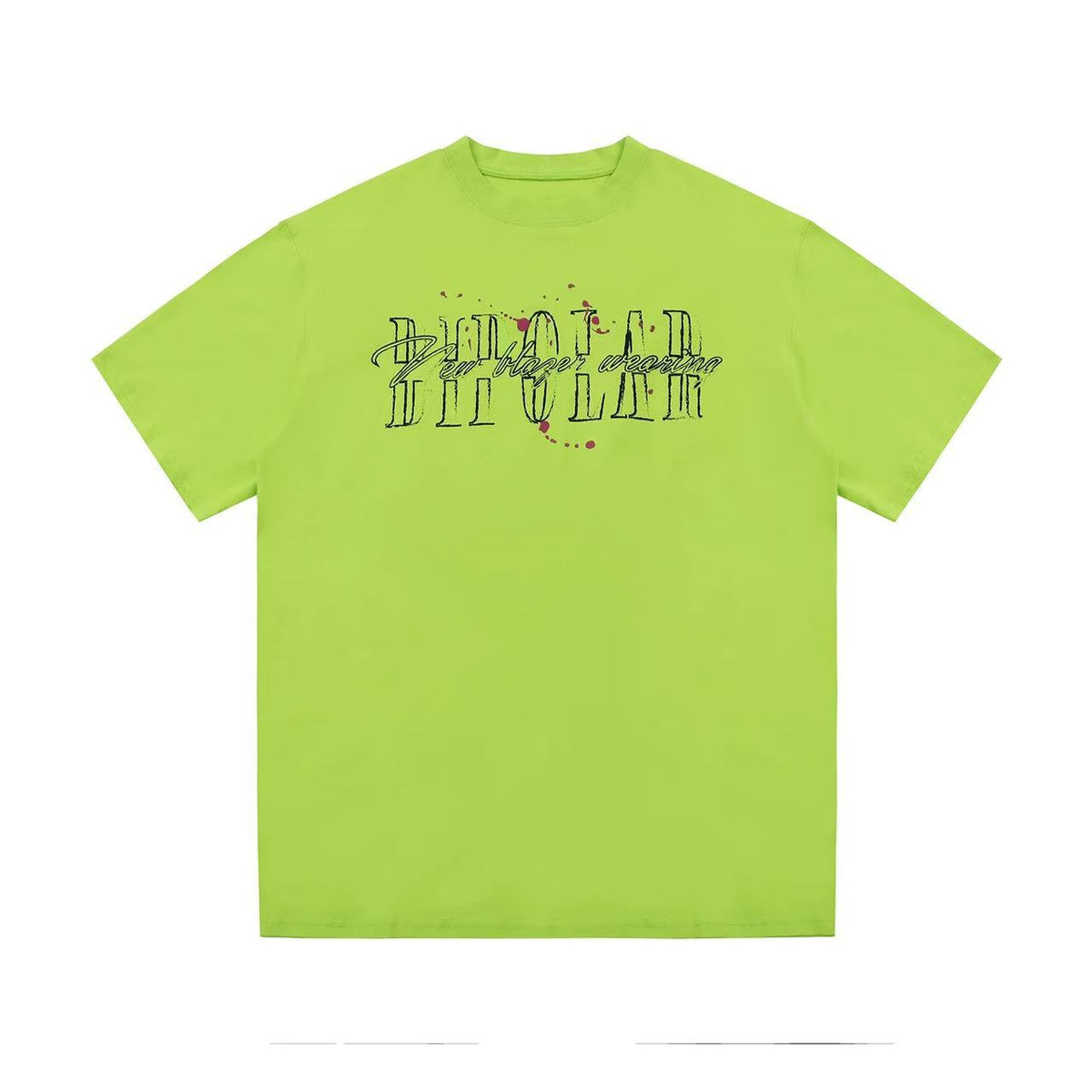 BIPOLAR Splashed Ink Short-sleeve T-shirt