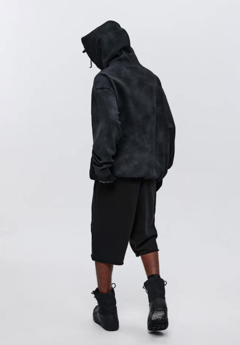 ATRY Wasteland Sand Embroidery Dirty Dyeing Sweatshirt