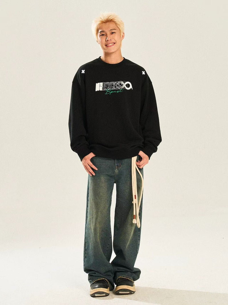 BIPOLAR×NSTNEW Phantom LOGO Sweatshirt