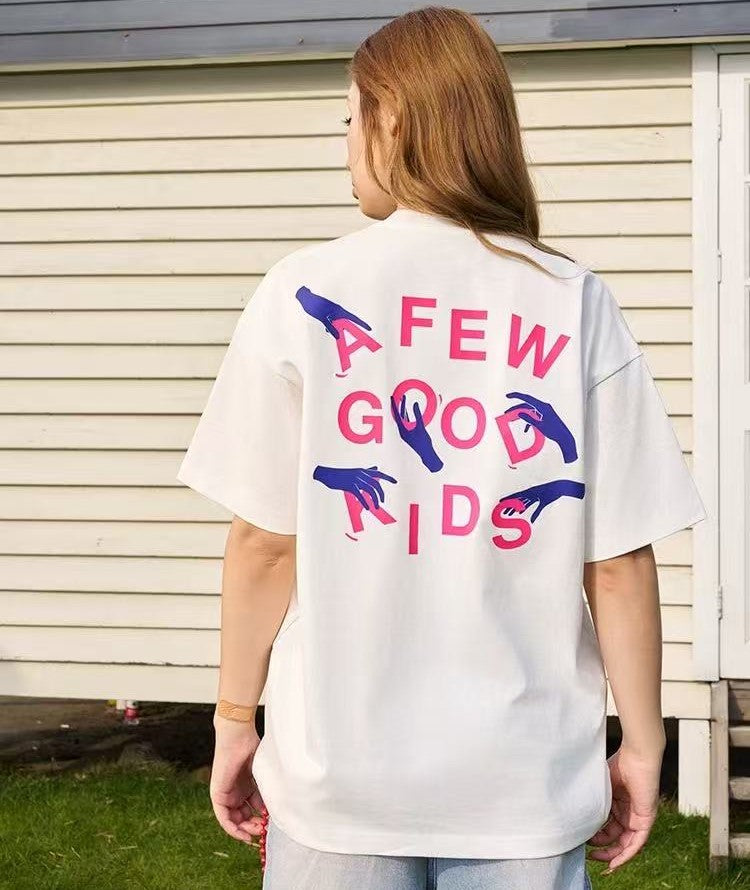 AFGK Hand-shaped short-sleeved T-shirt