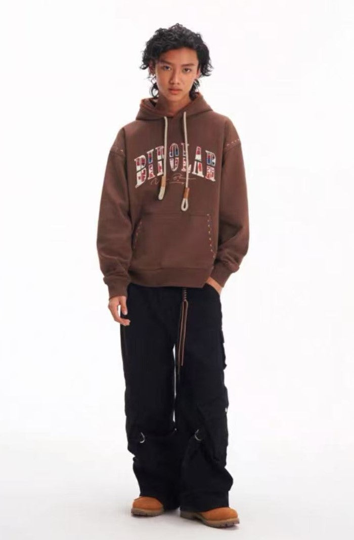 BIPOLAR Maillard Patch Embroidered Hoodie