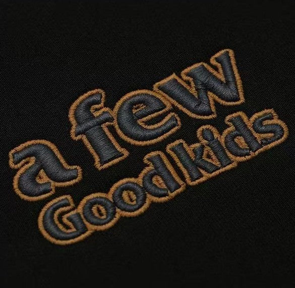 AFGK Retro Fur Collar Embroidered Hooded Cardigan Sweatshirt