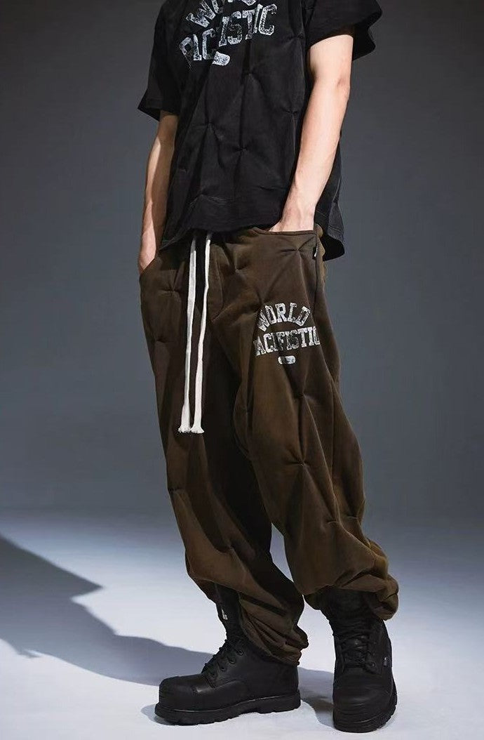 REMEDY Loose Straight Pleated Casual Pants