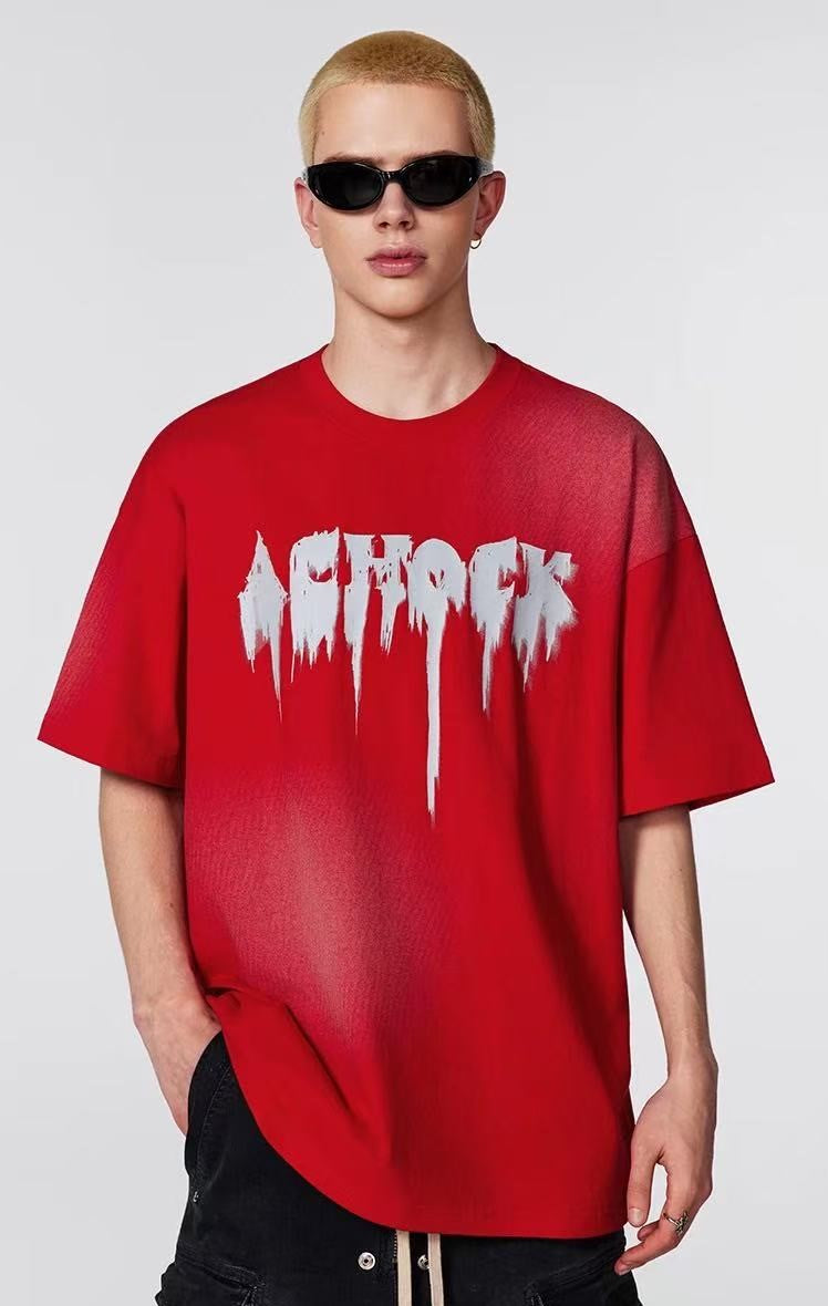 ACHOCK Phantom Logo Print Short-sleeves T-shirts