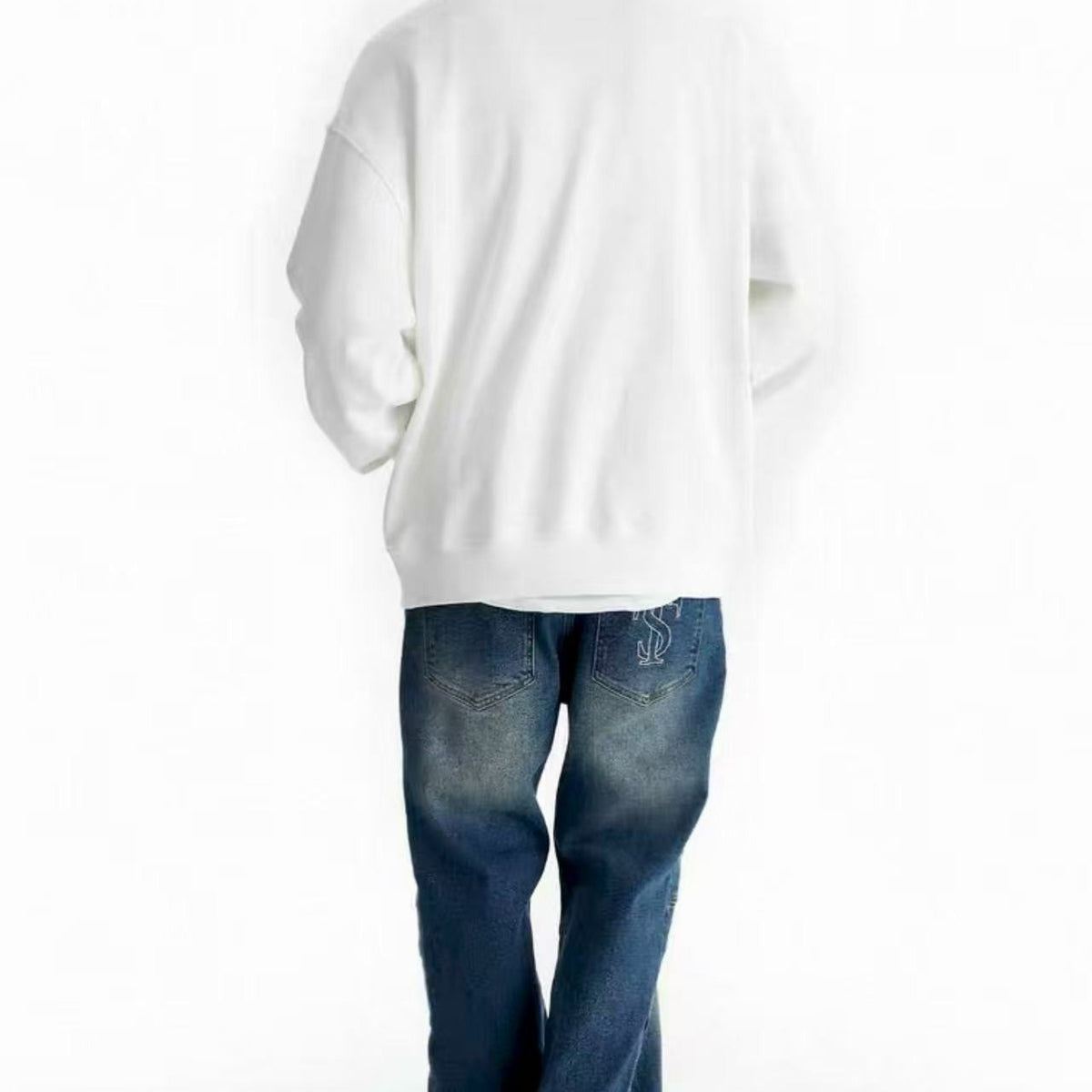 STK Hip-Hop Street Style Zipper Embroidered Hoodie