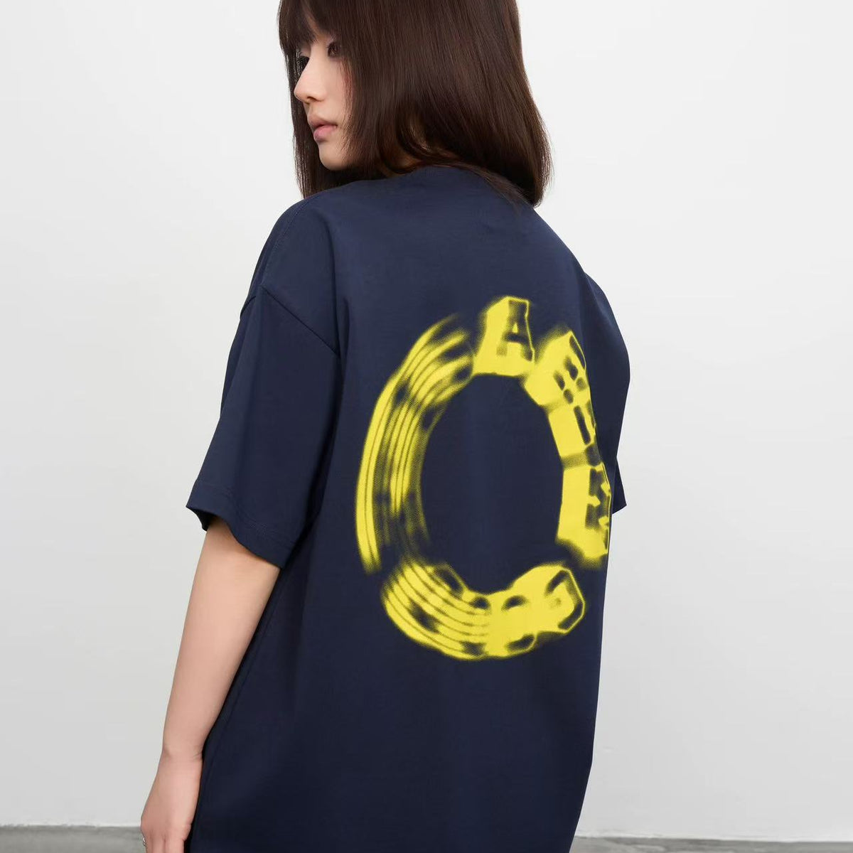 AFGK Phantom Ring LOGO Short-sleeved T-shirt