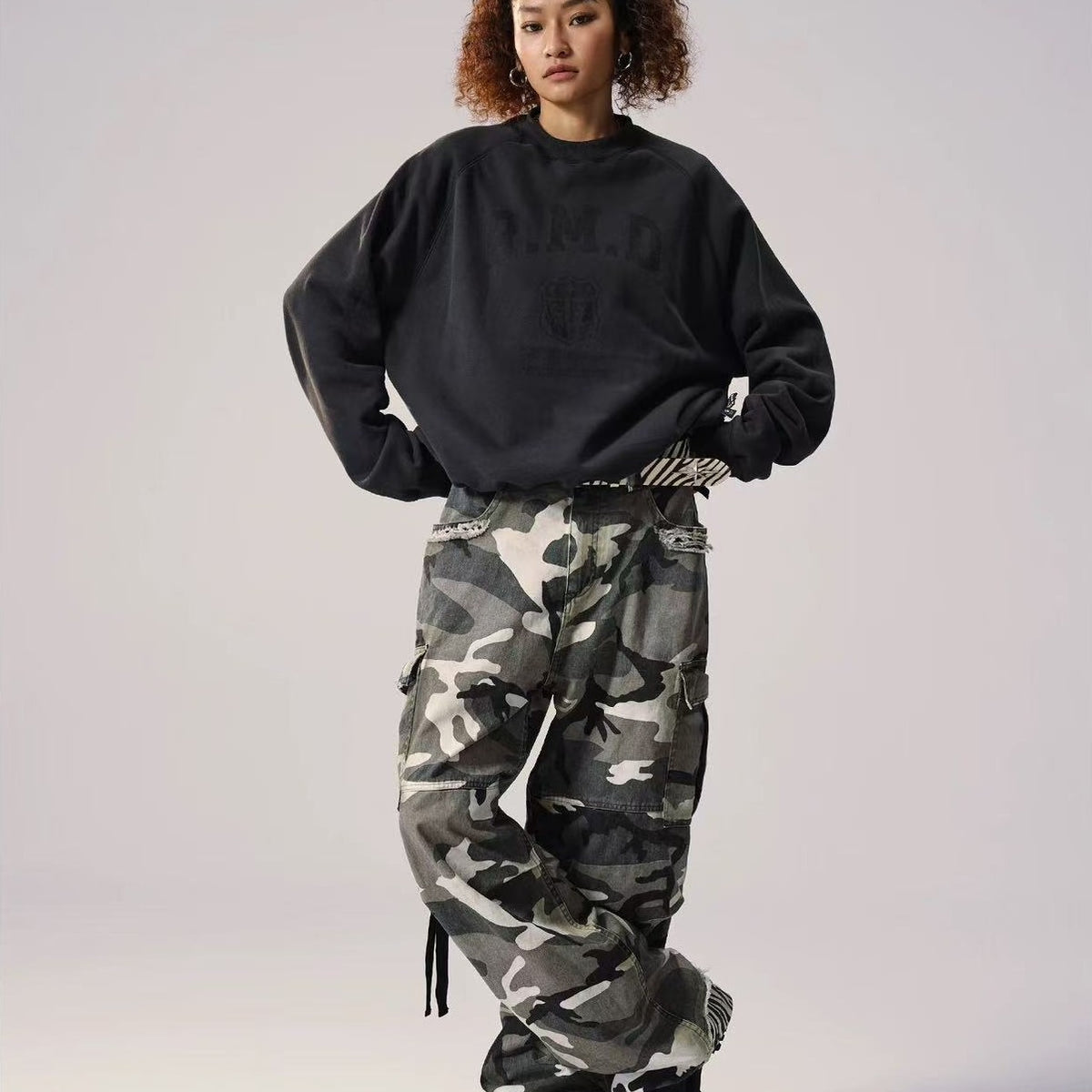 REMEDY Retro Patchwork Camouflage Pants