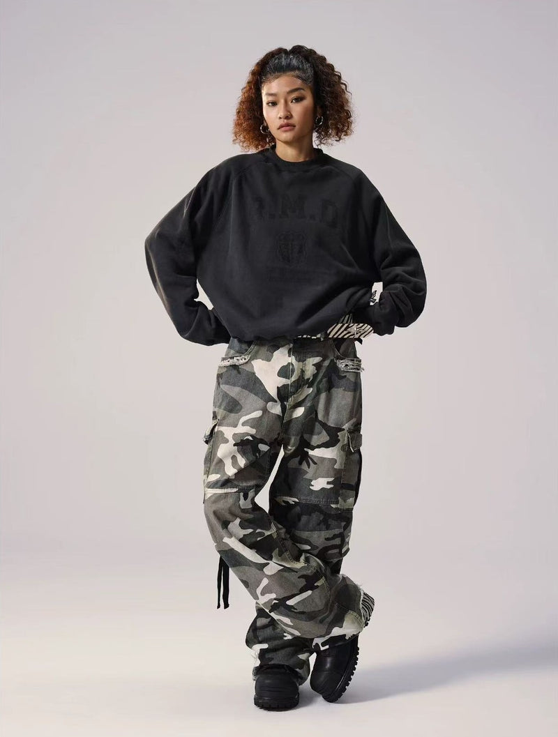 REMEDY Retro Patchwork Camouflage Pants