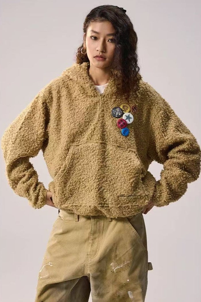 REMEDY Badge Sherpa Hoodie (x6 Badges)