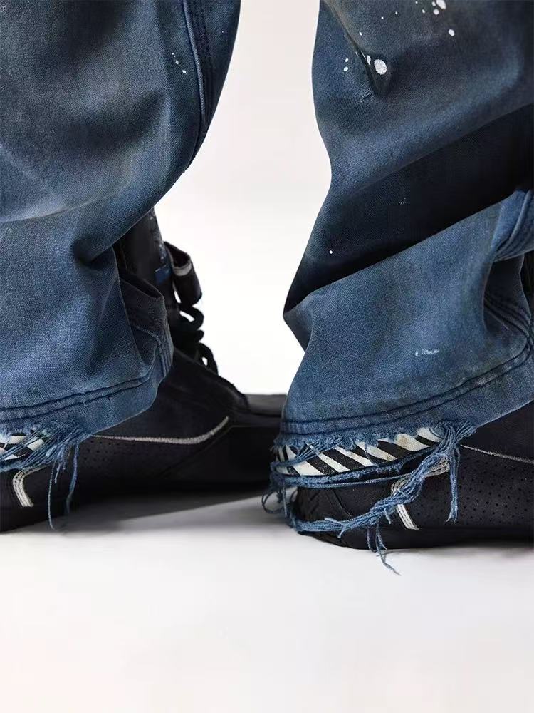 REMEDY Retro Splash Ink Straight-leg Cargo Pants