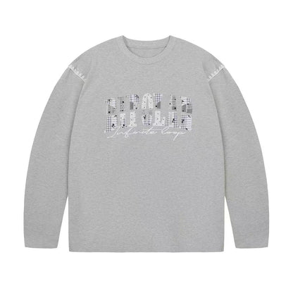 BIPOLAR Lace Polka Dot Patch Long-sleeve T-shirt