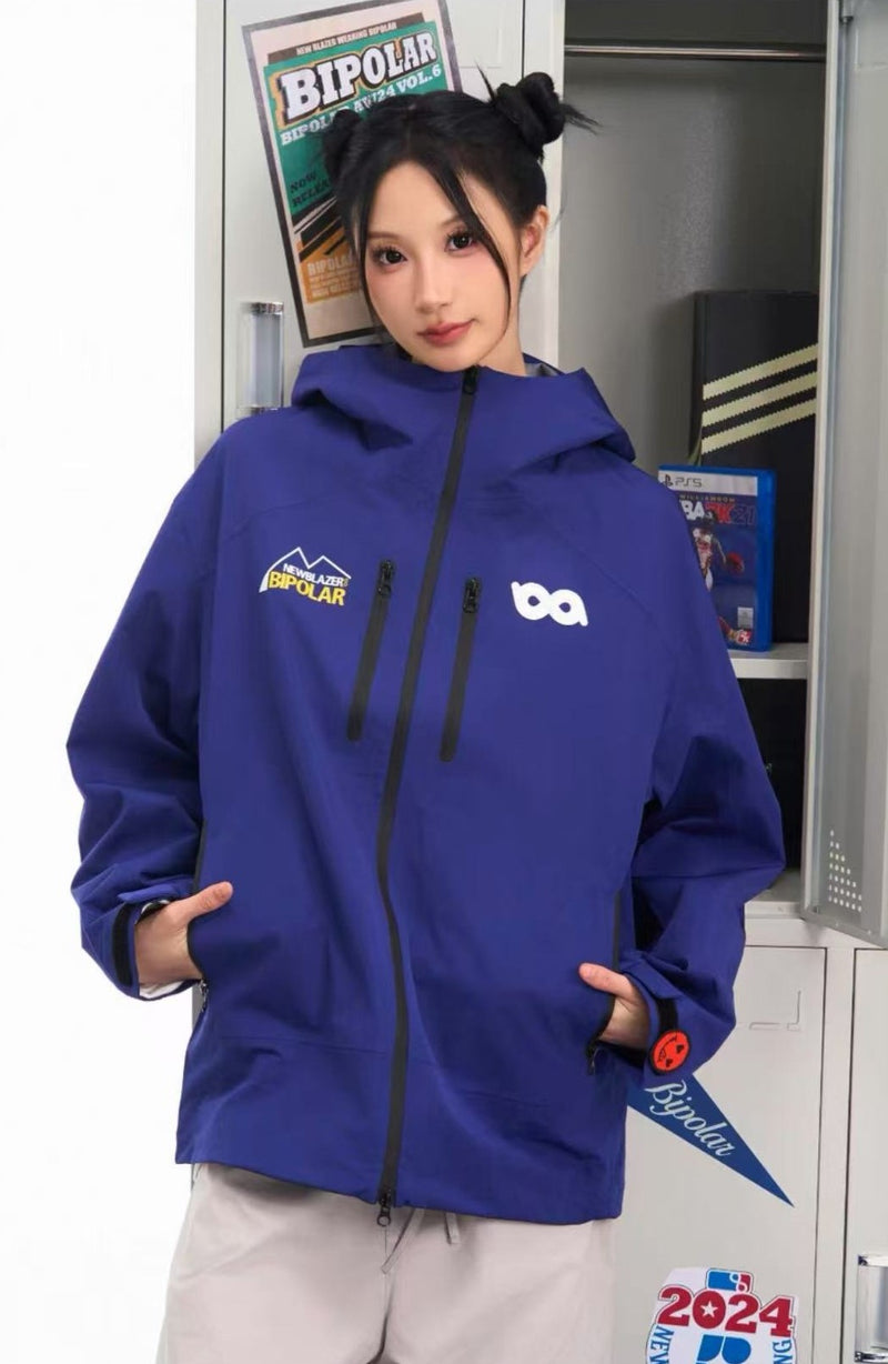 BIPOLAR Outdoor Windproof Hooded Jacket
