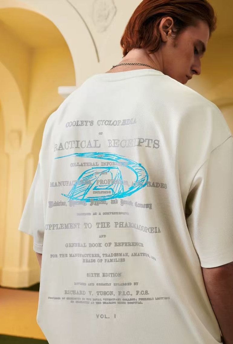 ACHOCK Washed Distressed and Dirty Craft T-shirt