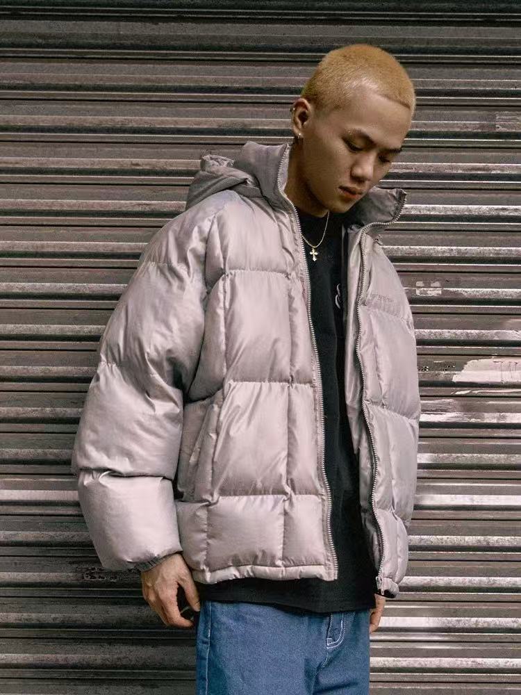 REMEDYxSTA Double Star Removable Hooded Cotton Coat