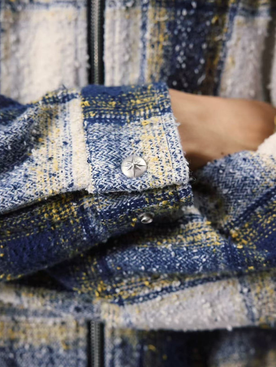 REMEDY Pine Check Lapel Jacket