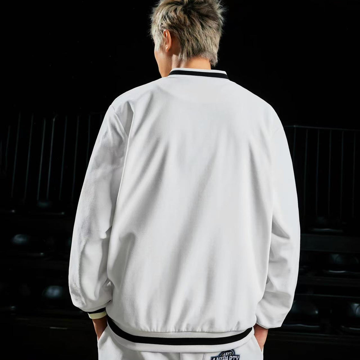 MEDMxANPT Logo Embroidered Plush Jacket