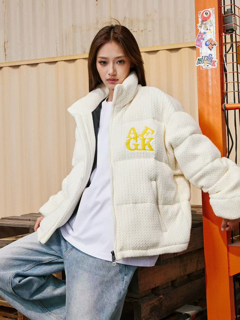 AFGK Letter LOGO Embroidered Jacket