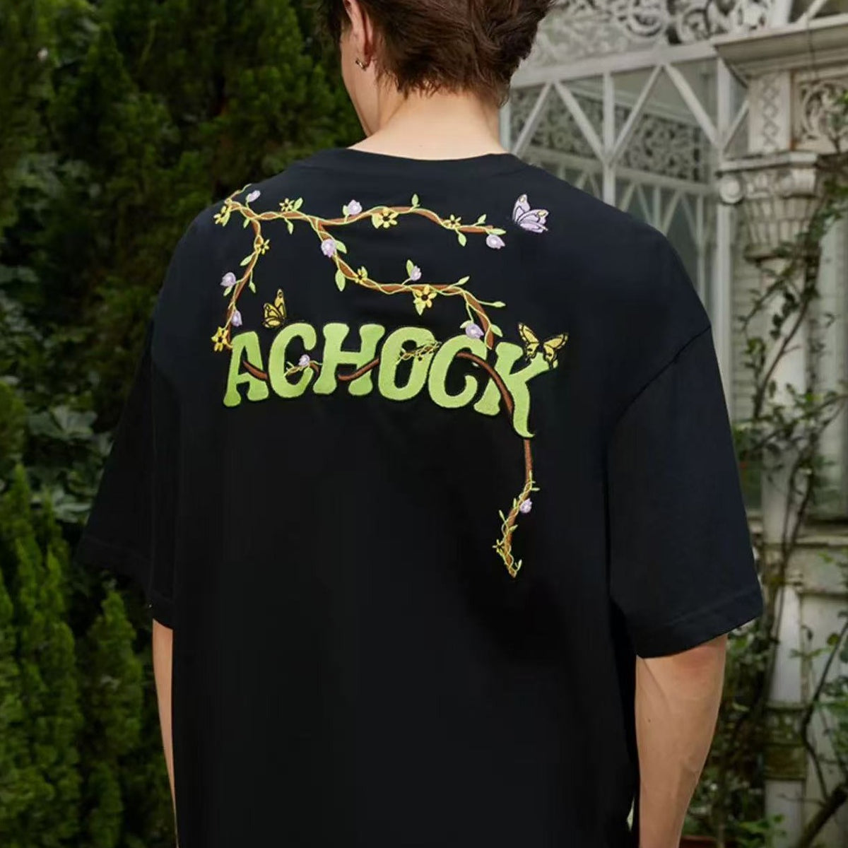 ACHOCK Little Devil Embroidery T-shirt