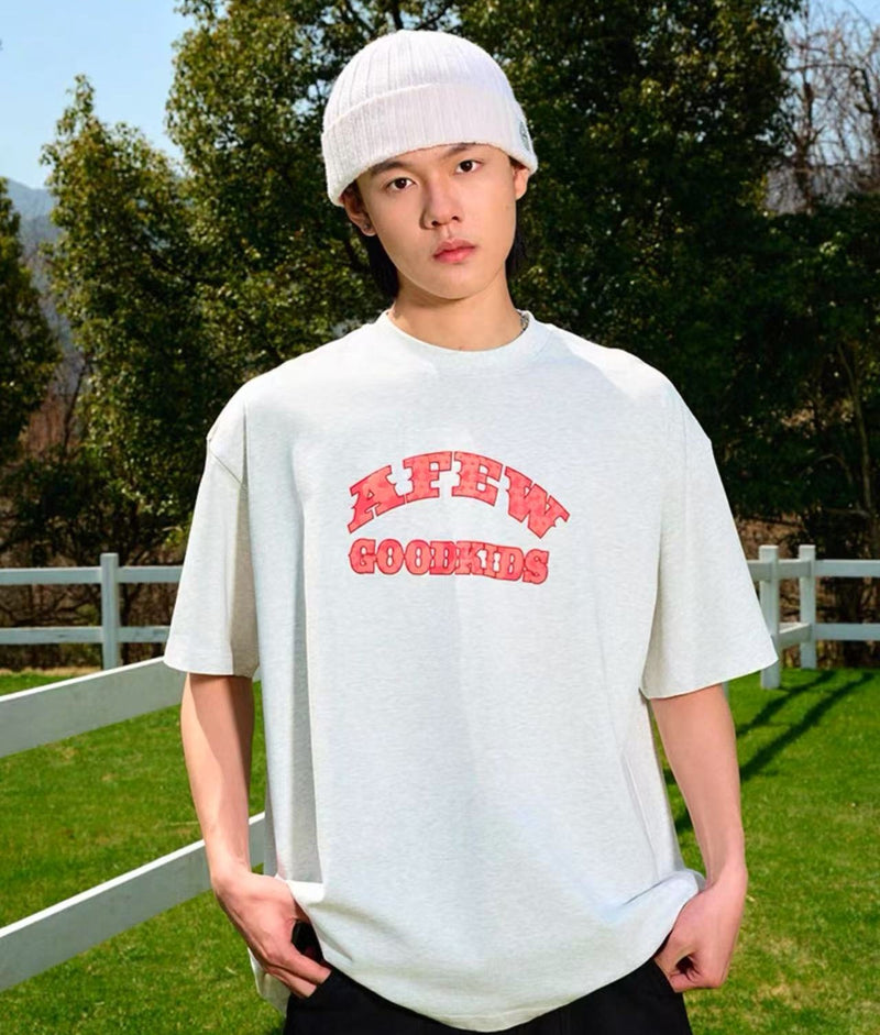 AFGK Flocked Short-sleeve T-shirt