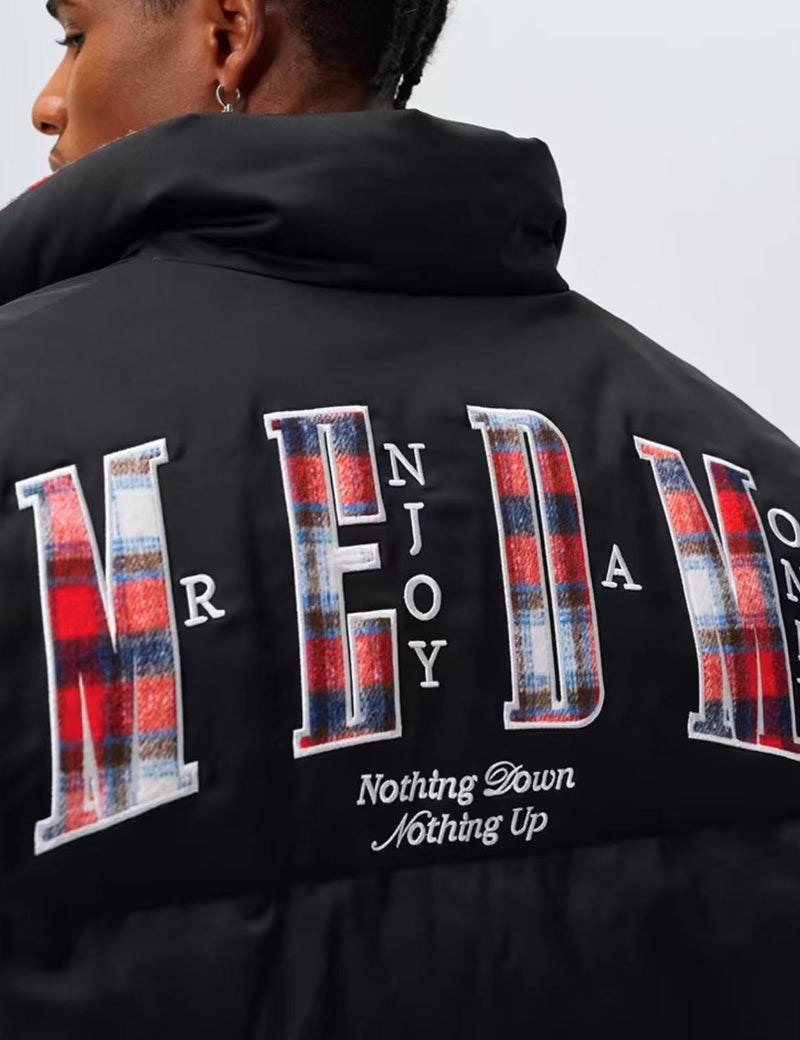 MEDM Plaid Double Sided Down Jacket