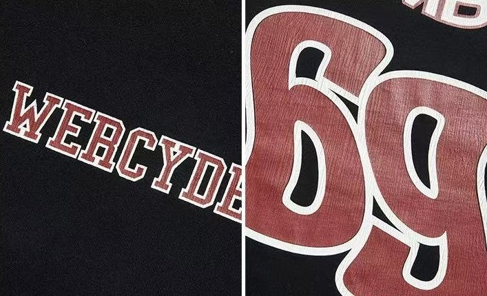 REMEDY 69 Cracked Print Long-sleeve Tee