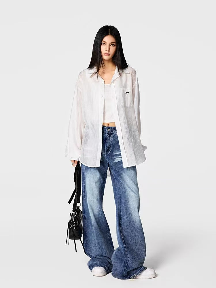 ACHOCK Drapey Lining Long-sleeve Shirt