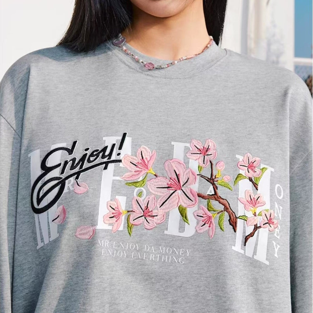 MEDM Floral Series Long-sleeved T-shirt