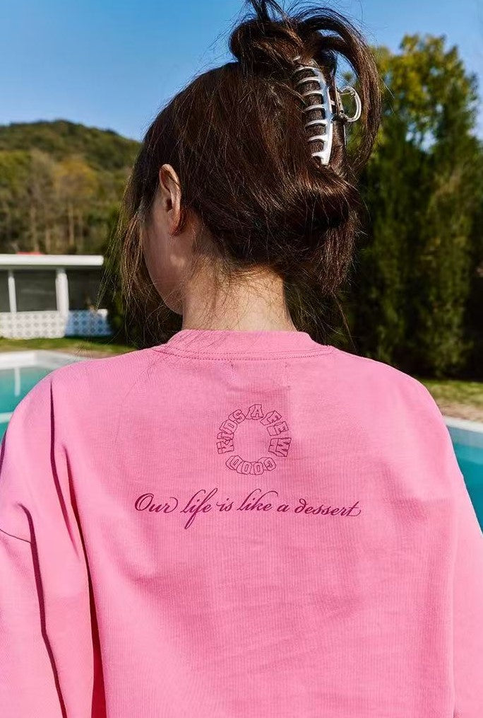 AFGK Dessert Printed short-sleeved T-shirt