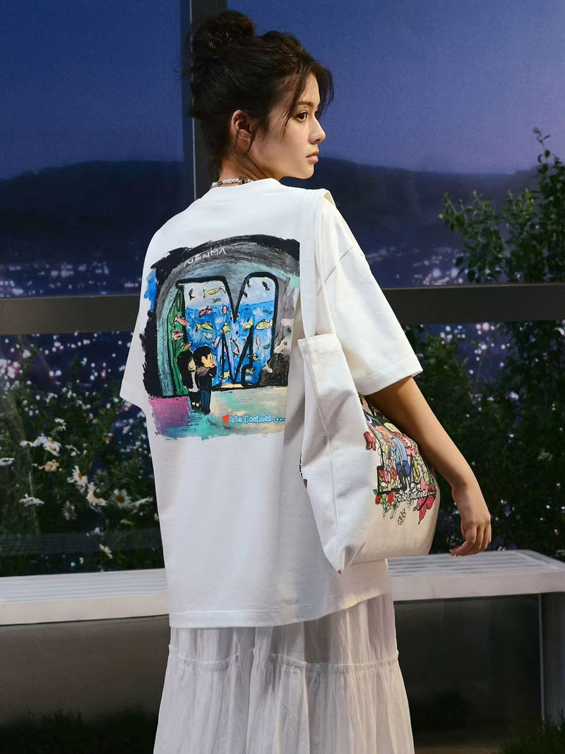 MEDMxNewmasus Joint Aquarium Short-sleeved T-shirt