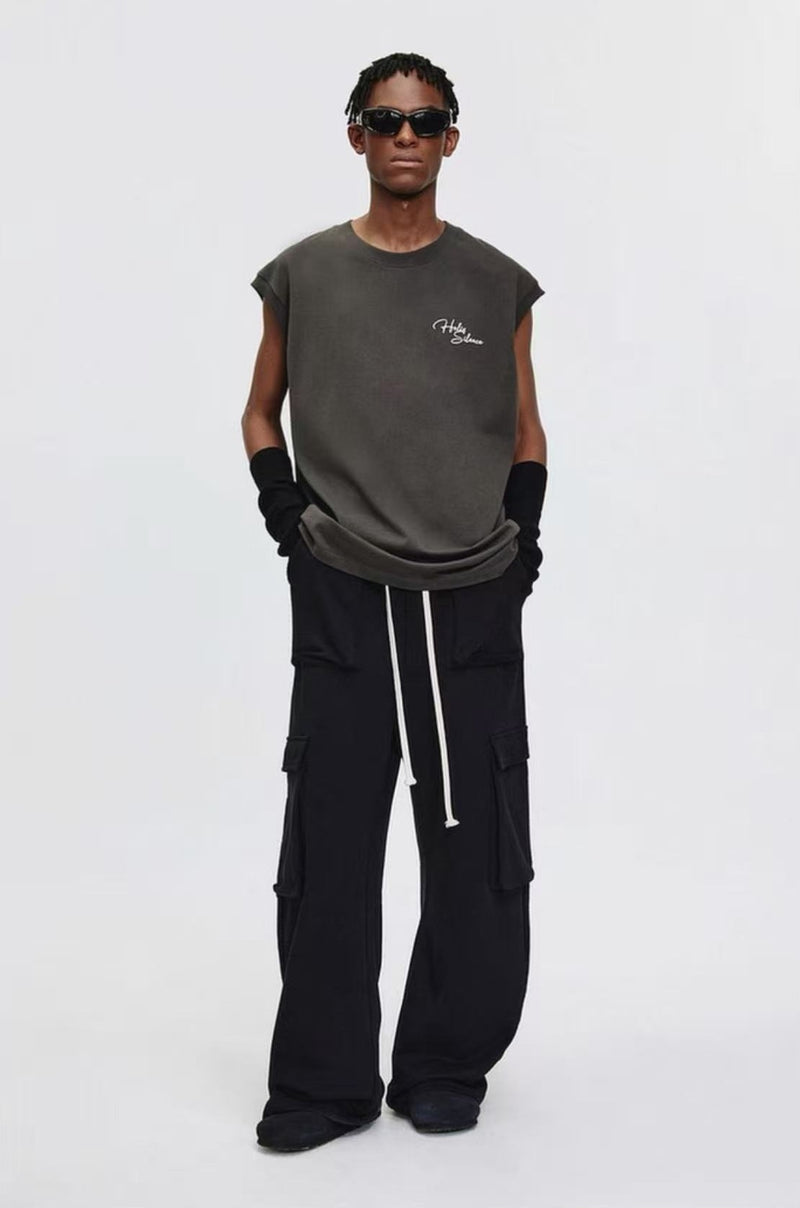 ATRY Splash Ink Patch Embroidery Vest