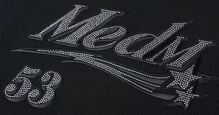 MEDM Diamond Logo Hot Drill  Short Sleeve T-shirt